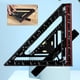 thumbnail image 3 of Regla Triangular, Escalas Transparentes Multiusos Escuadra De Carpintero Para Arquitectos Diseñadores Estudiantes Para Proyectos De Carpintería, 3 of 7