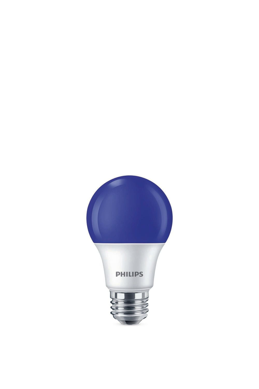 Philips LED A19 E26 8W A-Line Light Bulb, Blue, Philips LED A19 60w blue