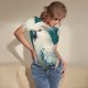 thumbnail image 3 of Balery Tropical Parrot Floral Artwork Body de cuello redondo de manga corta para mujer Tops de manga corta Tops básicos-XX-Large, 3 of 7
