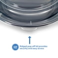 thumbnail image 6 of Mainstays 10-Piece (5 Containers + 5 Lids) Round Meal Prep Containers, 3-Compartments, 1L, BPA-Free, Microwave & Dishwasher Safe, 6 of 10