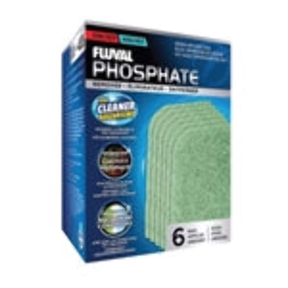 Fluval 307/407 Phosphate Remover Pad, Replacement Aquarium Canister Filter Media, 6-Pack, for All Breed Sizes
