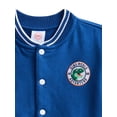 thumbnail image 2 of Wonder Nation Baby Boys Varsity Jacket and Jogger Pants Matching Set, 2-Piece, Sizes 0/3M-24M, 2 of 7