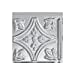 thumbnail image 3 of FASÃ„DE Traditional Style/Pattern 1 Decorative Vinyl Backsplash Panel in Brushed Aluminum (6X6 Inch Sample), 3 of 5
