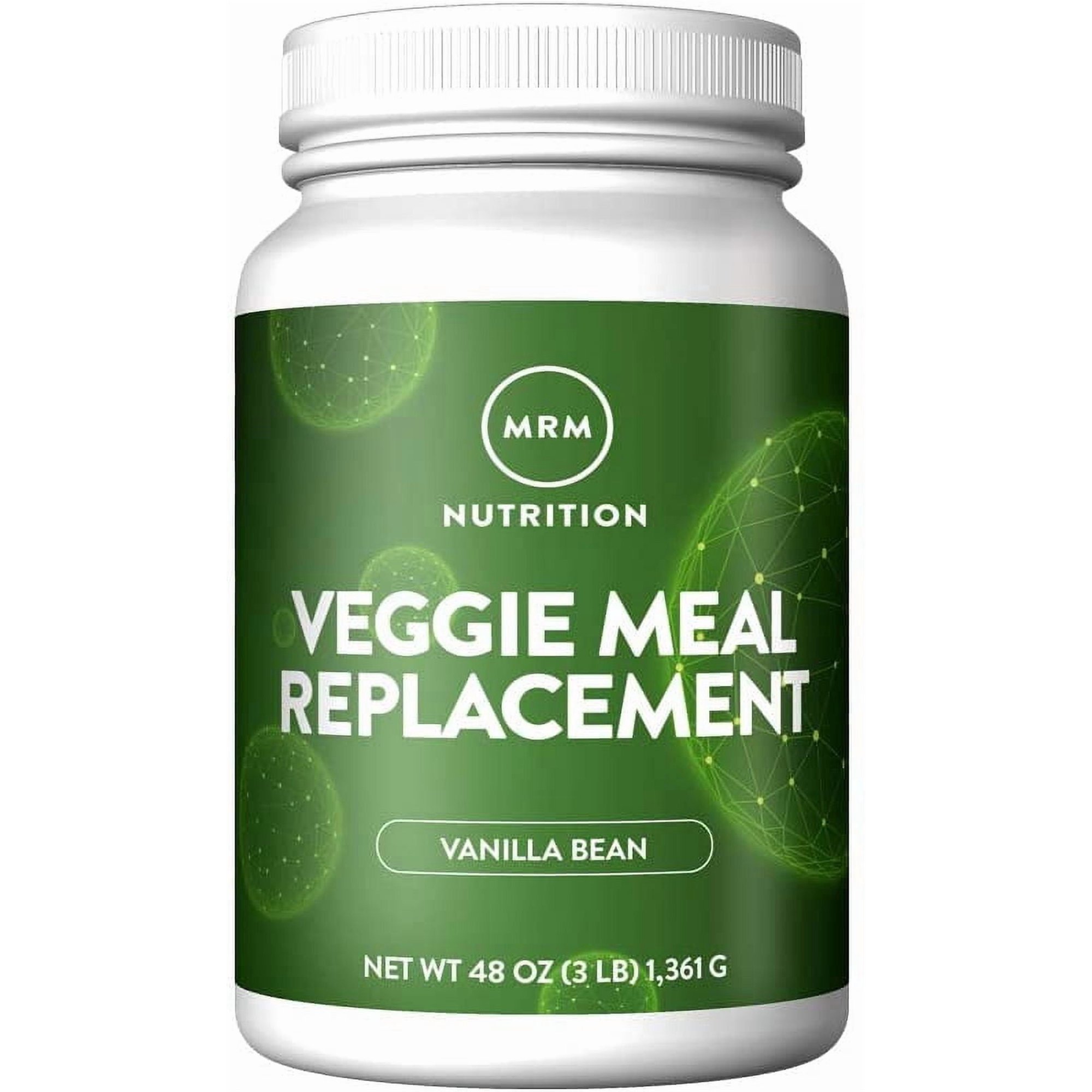 MRM Veggie Vegan Protein Powder, Vanilla Bean, 3.0 Lb