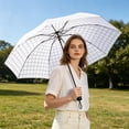thumbnail image 4 of EQWLJWE Umbrella Folding Uvs Protection Umbrella Waterproof Sun and Rain Umbrella Lightweight Windproof Compact Parasol for Travel Commute Outdoor Use, 4 of 7