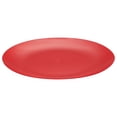 thumbnail image 3 of Moderna Round Red Plastic Plate - 10 1/4" x 10 1/4" x 3/4" - 40 count box, 3 of 11