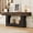 Rustic Brown 79", variant on 46'' Large Farmhouse Entryway Table w/Sliding Barn Doors, Industrial Rustic Console Table Sofa Side Table with Storage Drawer for Hallway, Living Room