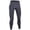 Grey, variant on Mens Compression Pants Gym Tights Leggings with Pockets Quick Drying Athletic Baselayer Sports Yoga Workout