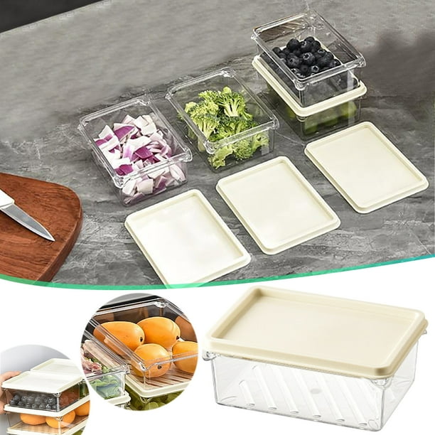 Refrigerator Storage Box, Food Grade Preservation Box For Refrigeration, Kitchen Storage Sealed Box, Preservation Box, Fruit And Vegetable Storage Box
