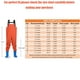 thumbnail image 3 of PMVFHDE Boys Romper&Jumpsuit Kids Chest Waders Youth Fishing Waders For Toddler Children Water Proof Waders With Boots Boy Clothes Army Green，34, 3 of 7