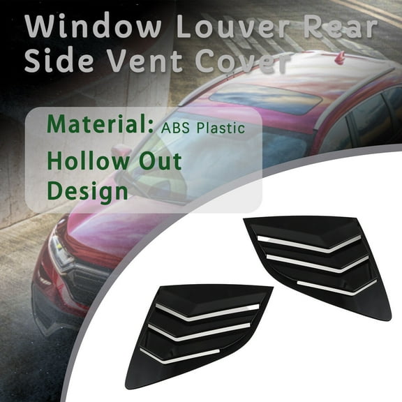 Window Blinds Quarter Louver Cover Trim Rear Side for Honda CRV CR-V 2023