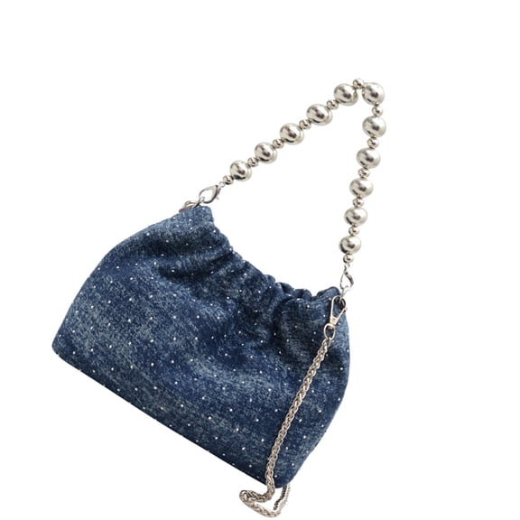 Denims Bucket Bag Crossbody Bags for Women Shoulder Handbags Fashion Buckets Purses with Detachable Strap Shoulder Bag
