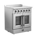 thumbnail image 2 of Forno Galiano 30-Inch Freestanding French Door Electric Range, True Convection, Energy Efficient, 2 of 5