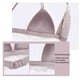 thumbnail image 4 of Conjunto de sujetador Sonducket Ropa interior sin costuras Bralette sin espalda lencería de encaje transpirable Rojo 32/70AB(S), 4 of 6
