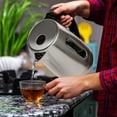 thumbnail image 6 of OVENTE Electric Kettle, 1.7L Stainless Steel Water Boiler and Heater with 1100W Power, Temperature Control, Keep Warm Function, Auto Shut-Off, Boil-Dry Protection and Cordless Serving, Silver KS58S, 6 of 8