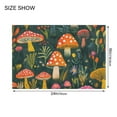 thumbnail image 4 of Yayeee Bath Rug for Bathroom Floor Non Slip Contour Fluffy Soft Absorbent Mat, 20"x24", Orange Mushroom, 4 of 7