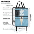 thumbnail image 3 of Car Seat Back Protector,Waterproof & Stain Resistant Kick Mats with Tablet Holder & Organizer Pockets,Easy-Clean Nylon Back Seat Protector A Cartoon Cat Ice Cream, 3 of 7