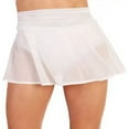 thumbnail image 4 of Jupe en Résille Transparente pour Femme, Jupe Courte Plissée Taille Haute Colorée TG, 4 of 10