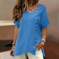 thumbnail image 5 of tarylea Workout Tops for Women Short Sleeve Crewneck Stretch Fitted Summer Athletic Running Hiking T-Shirt, 5 of 8