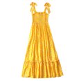 thumbnail image 1 of Kmbangi Female Long Dress Floral Print Sleeveless Strappy One-Piece Sundress, 1 of 9