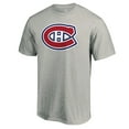 thumbnail image 2 of Men's Heather Gray Montreal Canadiens Logo T-Shirt, 2 of 3