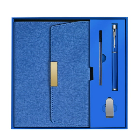 PU1eatherJournal Set with Pen and Gift Box Stationery Notebook Daily Notepad