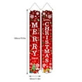 thumbnail image 3 of Decoración navideña Cortina Decoración creativa Pareados Banderas colgantes Wmkox8yii  gf10289, 3 of 9