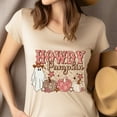 thumbnail image 4 of Cute Howdy Pumpkin Tee | Autumn Unisex Graphic Shirt, Navy, Size M, 4 of 6