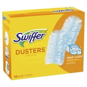 Swiffer Dusters Refill for Cleaning, Feather & Microfiber Duster Alternative, Unscented, 18 Count