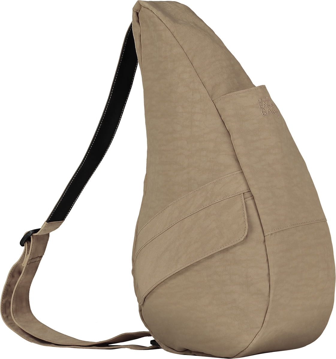 AmeriBag 15" Nylon Crossbody Sling Healthy Back Bag (Taupe)