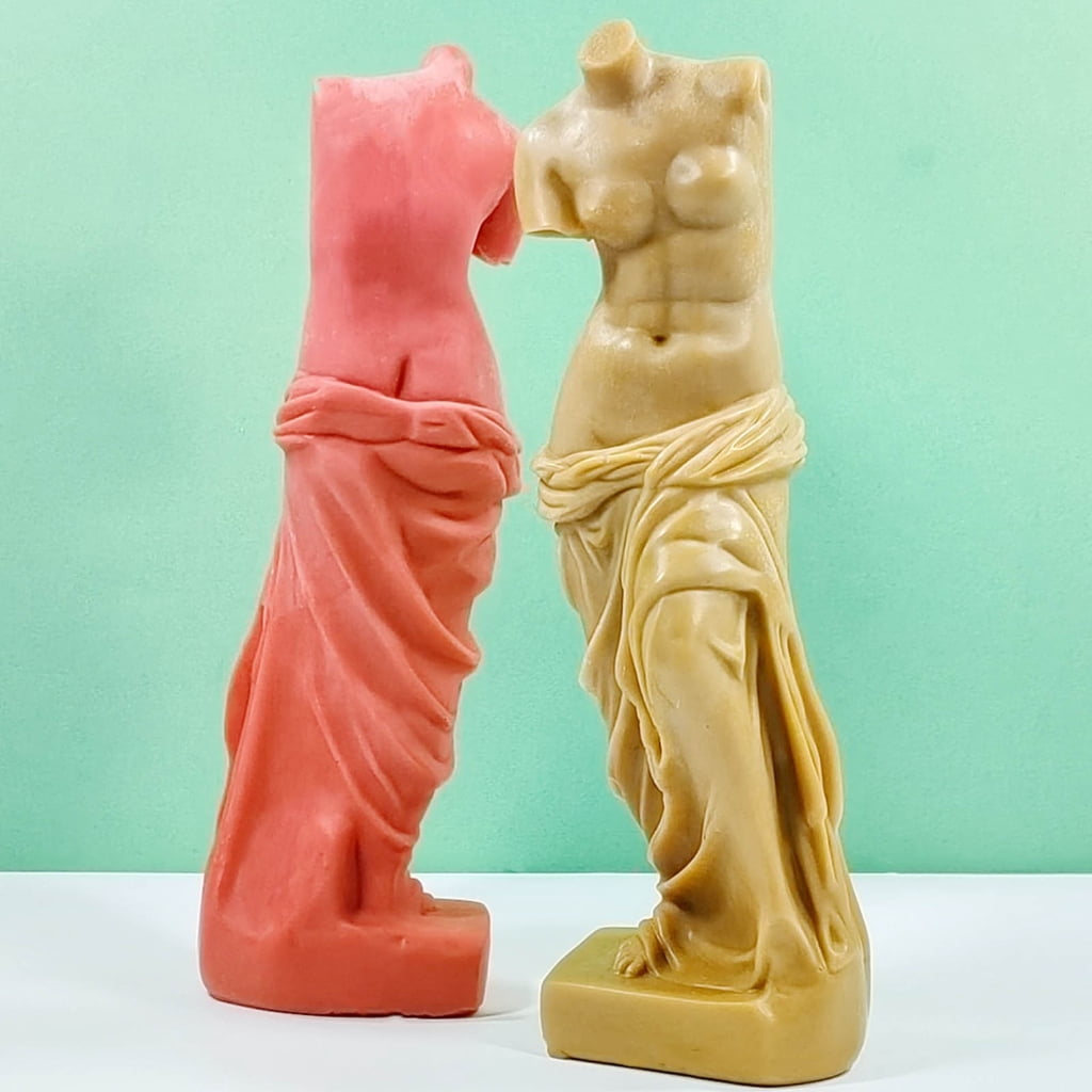 lanema 3D Art Human Candle Mold Venus Portrait Candle Silicone Mold DIY Craft Making Gypsum Resin Soap Plaster Mould Home Decor