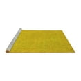 thumbnail image 2 of Ahgly Company Machine Washable Indoor Rectangle Oriental Yellow Traditional Area Rugs, 7' x 9', 2 of 4