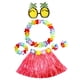 thumbnail image 5 of Falda de hierba hawaiana para niñas, gafas de sol con forma de piña, collar novedoso para vestir a damas vistoso, 5 of 9