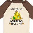 thumbnail image 4 of Inktastic Someone in San Diego Loves Me Boys or Girls Long Sleeve Baby Bodysuit, 4 of 5