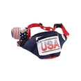 thumbnail image 2 of Blue Patriotic USA Fanny Pack with Drink Holder, 2 of 2