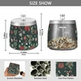 thumbnail image 2 of Yayeee Ashtray with Lid for Cigarette Smokeless Stainless Steel Home Ash Holder, Green Christmas, 2 of 7