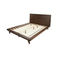 thumbnail image 4 of Alpine Furniture Gramercy Queen Wood Platform Bed in Walnut, 4 of 7