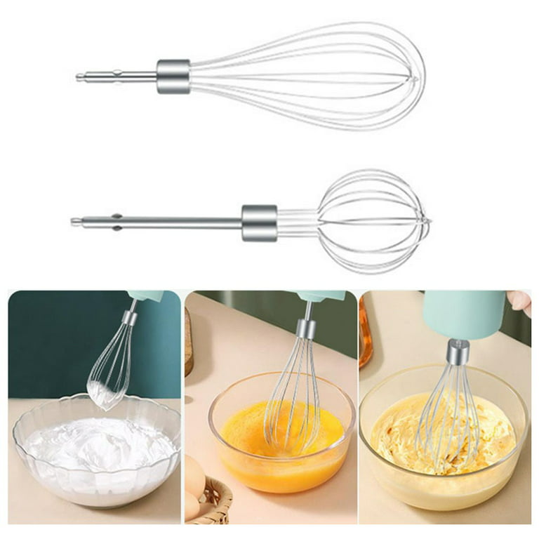 Electric Hand Mixer Whisk, Handheld USB Charging Electric Egg Beater,  Stainless Steel Portable Cordless Cake Mixer Mini Electric Mixer for  Cooking