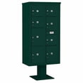 thumbnail image 4 of Salsbury Industries Pedestal Mounted 9 Door Front Load 4C Horizontal Cluster Box Unit  with 8 Parcel Locker, 4 of 6
