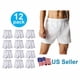 thumbnail image 4 of Paquete de 3 a 12 Calzoncillos Tipo Bóxer Blancos para Hombre con Cómoda Cinturilla Flexible (Blanco, XL, Paquete de 3), 4 of 4