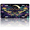 A colorful moth in a dreamy, variant on 1 Pcs 2D Flat License Plate Covers & Frames, Moonlit Flower Field For Decorative Front, Waterproof For Decoration Aluminum License Plate Covers & Frames Cover For Men Women, 12" X 6"