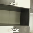 thumbnail image 4 of Cerradura de seguridad para gabinete deslizante en forma de U para bebé de 4 piezas, cerradura de gabinete de protección para niños, cerradura de seguridad para colgar, 4 of 5