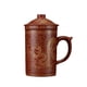 thumbnail image 1 of Bearachild Taza de té de arcilla morada con tapa, contenedores de bebidas para el hogar, taza de bebida de estilo chino Vintage redondeada, Cocina y Comedor Rojo, 1 of 6