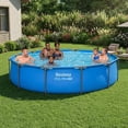 thumbnail image 2 of Bestway Steel Pro MAX 12’ x 30" Metal Frame Above Ground Pool, Blue, POOL ONLY, 2 of 11