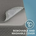 thumbnail image 3 of Kolbs Single Or Double Leg Elevation Pillow Post Surgery Leg Pillow Stylish Chic Jacquard Cover Ankle Knee and Leg Support Pillow for Injury After Surgery (Adjustable), 3 of 8