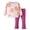 Pink, variant on Nwiuh Toddler Baby Girl Fall Winter Outfit Butterfly Sweatshirt Pants Set | Breathable material (Pink, 5-6 Years)