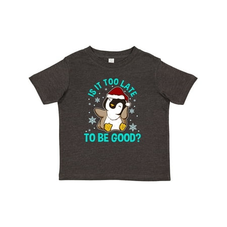 

Inktastic Christmas Penguin Santa Gift Toddler Boy or Toddler Girl T-Shirt