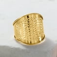 thumbnail image 6 of Ross-Simons Italian 14kt Yellow Gold Wide Diamond-Cut Ring, Women's, Adult, 6 of 7