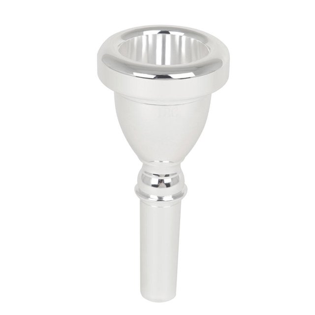 SHISUYAN Embout Tuba pour Instrument Durable en Laiton Couleur Argent Adapté aux Étudiants