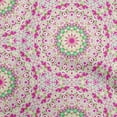 thumbnail image 1 of oneOone Rayon Fuschia Pink Fabric Mandala Craft Projects Decor Fabric Printed By The Yard 56 Inch Wide, 1 of 5